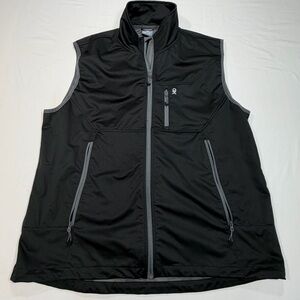Little Donkey Andy Men’s Lightweight Softshell Vest XXL Black Zip Up